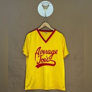 Well Loved Spirit Halloween LARGE 'Average Joe's' V-Neck Jersey ONLY